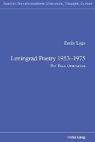 Book Cover for Leningrad Poetry 1953–1975 by Emily Lygo