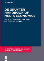 Book Cover for De Gruyter Handbook of Media Economics by Ulrike Rohn