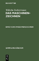 Book Cover for Das Maschinenzeichnen by Wilhelm Tochtermann