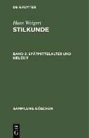 Book Cover for Spätmittelalter und Neuzeit by Hans Weigert