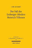 Book Cover for Der Fall Des Erzberger-Morders Heinrich Tillessen by Maurice R Hayoun