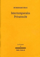 Book Cover for Intertemporales Privatrecht by Burkhard Hess