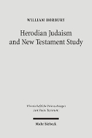 Book Cover for Herodian Judaism and New Testament Study by William Horbury