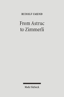 Book Cover for From Astruc to Zimmerli by Rudolf Smend