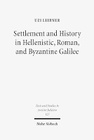 Book Cover for Settlement and History in Hellenistic, Roman, and Byzantine Galilee by Uzi Leibner