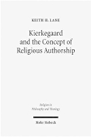 Book Cover for Kierkegaard and the Concept of Religious Authorship by Keith H. Lane