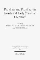 Book Cover for Prophets and Prophecy in Jewish and Early Christian Literature by Tobias Nicklas