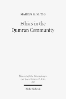 Book Cover for Ethics in the Qumran Community by Marcus K.M. Tso