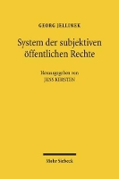 Book Cover for System der subjektiven öffentlichen Rechte by Georg Jellinek