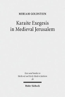 Book Cover for Karaite Exegesis in Medieval Jerusalem by Miriam Goldstein