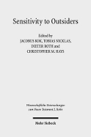 Book Cover for Sensitivity towards Outsiders by Jacobus (Kobus) Kok