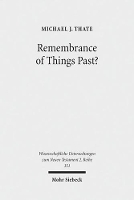 Book Cover for Remembrance of Things Past? by Michael J. Thate