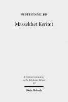 Book Cover for Massekhet Keritot by Federico Dal Bo