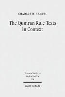 Book Cover for The Qumran Rule Texts in Context by Charlotte Hempel