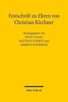 Book Cover for Festschrift zu Ehren von Christian Kirchner by Wulf A. Kaal