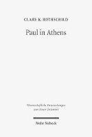 Book Cover for Paul in Athens by Clare K Rothschild