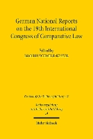 Book Cover for German National Reports on the 19th International Congress of Comparative Law by Martin SchmidtKessel