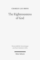 Book Cover for The Righteousness of God by Charles Lee Irons