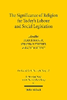 Book Cover for The Significance of Religion for Today's Labour and Social Legislation by Ulrich Becker