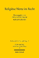 Book Cover for Religiöse Werte im Recht by Stefan Grundmann