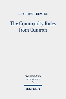 Book Cover for The Community Rules from Qumran by Charlotte Hempel