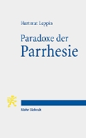 Book Cover for Paradoxe der Parrhesie by Hartmut Leppin