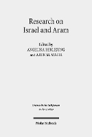 Book Cover for Research on Israel and Aram by Angelika Berlejung