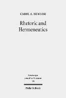 Book Cover for Rhetoric and Hermeneutics by Carol A Newsom