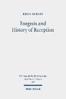 Book Cover for Exegesis and History of Reception by Régis Burnet