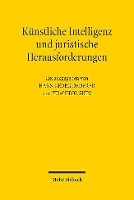 Book Cover for Künstliche Intelligenz und juristische Herausforderungen by Hans-Georg Dederer