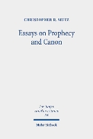 Book Cover for Essays on Prophecy and Canon by Christopher R Seitz