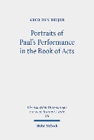 Book Cover for Portraits of Paul's Performance in the Book of Acts by Arco den Heijer