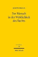 Book Cover for Der Mensch in Der Wirklichkeit Des Rechts by Judith Froese