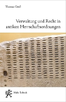 Book Cover for Verwaltung Und Recht in Antiken Herrschaftsordnungen by Thomas Gross