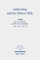 Book Cover for Authorship and the Hebrew Bible by Sonja Ammann