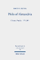 Book Cover for Philo of Alexandria by David T. Runia