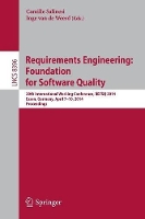 Book Cover for Requirements Engineering: Foundation for Software Quality by Camille Salinesi