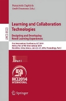 Book Cover for Learning and Collaboration Technologies: Designing and Developing Novel Learning Experiences First International Conference, LCT 2014, Held as Part of HCI International 2014, Heraklion, Crete, Greece, by Panayiotis Zaphiris