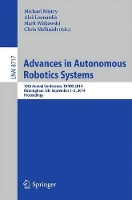 Book Cover for Advances in Autonomous Robotics Systems by Michael Mistry