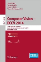 Book Cover for Computer Vision -- ECCV 2014 by David Fleet