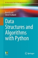 Book Cover for Data Structures and Algorithms with Python by Kent D Lee, Steve Hubbard