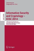 Book Cover for Information Security and Cryptology - ICISC 2014 by Jooyoung Lee