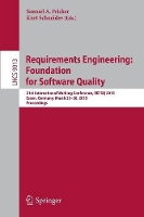 Book Cover for Requirements Engineering: Foundation for Software Quality by Samuel A. Fricker