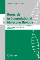 Book Cover for Research in Computational Molecular Biology by Teresa M Przytycka