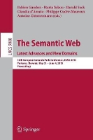 Book Cover for The Semantic Web. Latest Advances and New Domains by Fabien Gandon