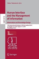 Book Cover for Human Interface and the Management of Information. Information and Knowledge Design by Sakae Yamamoto