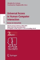 Book Cover for Universal Access in Human-Computer Interaction. Access to Interaction 9th International Conference, UAHCI 2015, Held as Part of HCI International 2015, Los Angeles, CA, USA, August 2-7, 2015, Proceedi by Margherita Antona