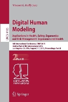 Book Cover for Digital Human Modeling: Applications in Health, Safety, Ergonomics and Risk Management: Ergonomics and Health 6th International Conference, DHM 2015, Held as Part of HCI International 2015, Los Angele by Vincent G. Duffy