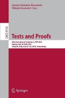 Book Cover for Tests and Proofs by Jasmin Christian Blanchette