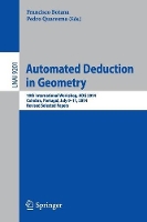 Book Cover for Automated Deduction in Geometry by Francisco Botana